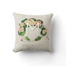 Art Nouveau Madeliefjeskrans Monogram om te Person