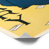  Art Nouveau magazine cover februari Poster (Hoek)