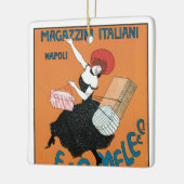  Art Nouveau Magazzini Italiani van Capiello Keramisch Ornament (Links)
