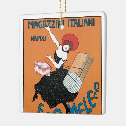 Art Nouveau Magazzini Italiani van Capiello Keramisch Ornament (Links)