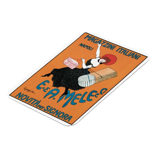  Art Nouveau Magazzini Italiani van Capiello Magneet (Linkerzijde)