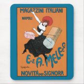  Art Nouveau Magazzini Italiani van Capiello Muismat (Voorkant)