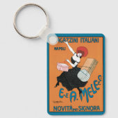  Art Nouveau Magazzini Italiani van Capiello Sleutelhanger (Voorkant)