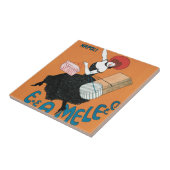  Art Nouveau Magazzini Italiani van Capiello Tegeltje (Zijkant)