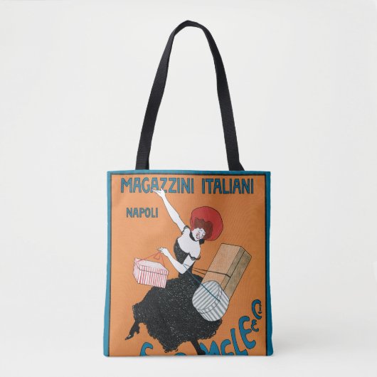  Art Nouveau Magazzini Italiani van Capiello Tote Bag (Voorkant)