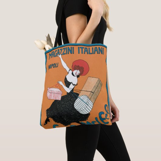  Art Nouveau Magazzini Italiani van Capiello Tote Bag (Dichtbij)
