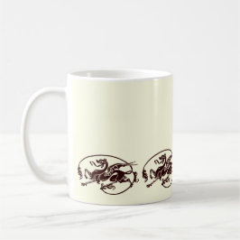 Art Nouveau Magical Dragon Design Koffiemok