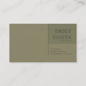  Art Nouveau Magisch Houtland Visitekaartje (Achterkant)