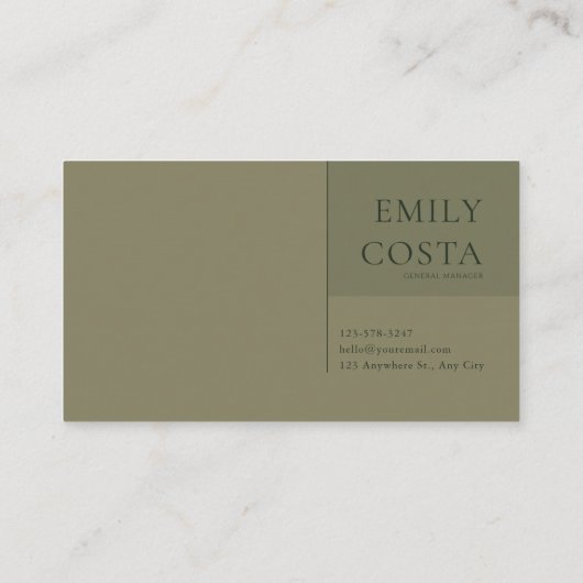 Art Nouveau Magisch Houtland Visitekaartje (Achterkant)