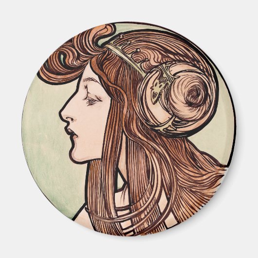 Art Nouveau Magneet (Voorkant)