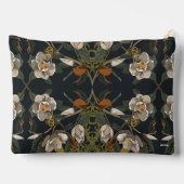 Art Nouveau Magnolia op Donkergrijs Etui (Achterkant)