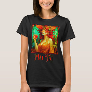 Art Nouveau Mai Tai T-shirt