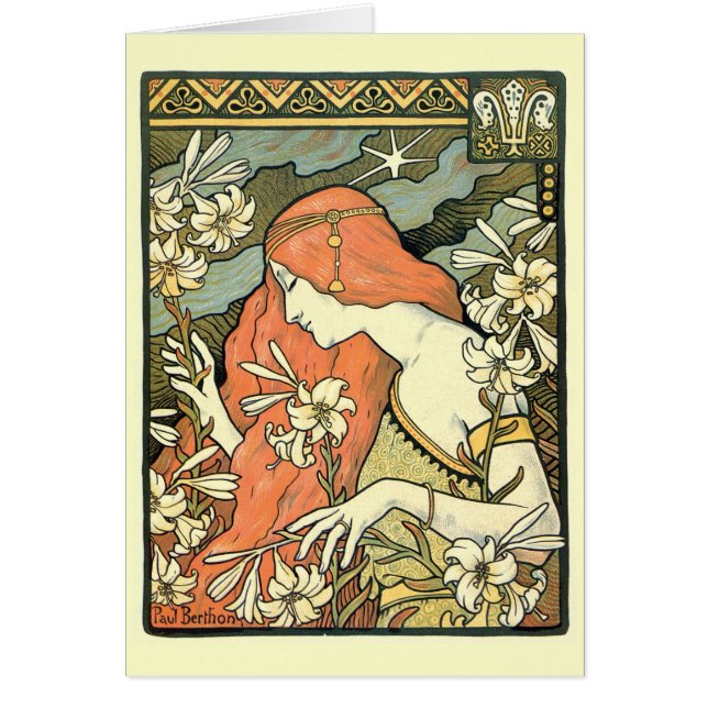 Art Nouveau-meesterwerk: Paul Berthon Ermitage (Voorkant)