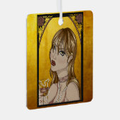 Art nouveau metalen ornament (Voorkant Rechts)