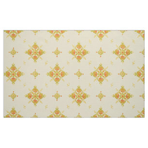 Art Nouveau Mission Style Banden van Tulpen patroo Stof