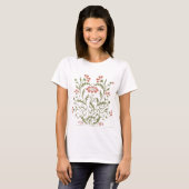Art Nouveau - Mode bloemontwerp T-shirt (Voorkant volledig)