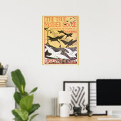 Art nouveau Moeder Goose-advertentie Poster (Thuiskantoor)