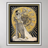 Art Nouveau Moeder Natuur 16 x 20 Poster (Voorkant)