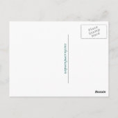 Art Nouveau Moederdag Daffodils (gepersonaliseerd) Briefkaart (Achterkant)