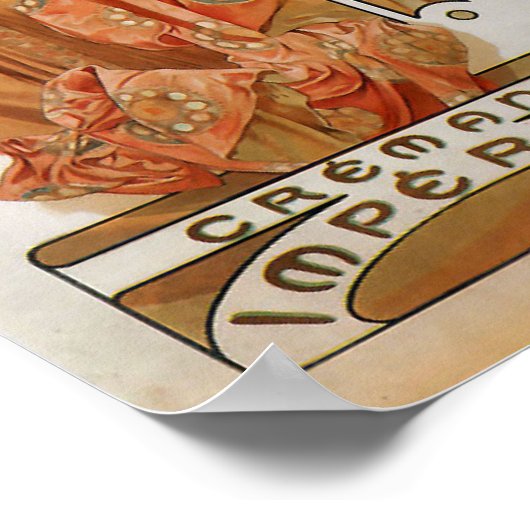  Art Nouveau Moët Chandon Crémant Impérial Poster (Hoek)