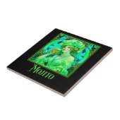 Art Nouveau Mojito Tegeltje (Zijkant)