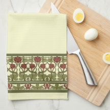 Art Nouveau Monogram  Bloemengrens Frieze