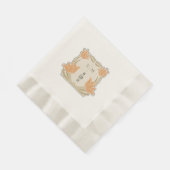 Art Nouveau Monogram Initialen Tafeldecor Servet (Hoek)