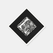 Art Nouveau monogram L antiek Servet (Hoek)