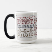  Art Nouveau Monogram schilderij van Mucha Magische Mok (Links)