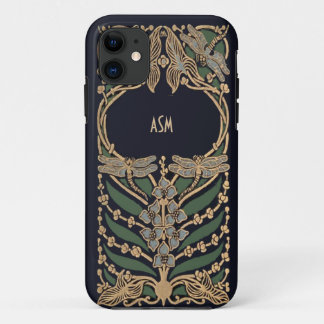 Art Nouveau-monogram uit de oude doos Case-Mate iPhone Case
