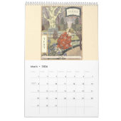Art Nouveau Mooie Tuinman door Grasset Kalender (Mar 2026)