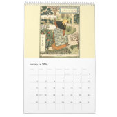 Art Nouveau Mooie Tuinman door Grasset Kalender (Jan 2026)