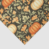 Art nouveau Morris herfst herfstbladeren pompoen Tissuepapier (Detail)
