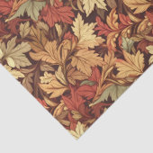 Art nouveau Morris herfst herfstbladeren sinaasapp Tissuepapier (Detail)