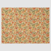 Art nouveau Morris herfst herfstkleuren levendig b Tissuepapier (Voorkant)