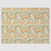 Art nouveau Morris herfst herfstpastelkleuren Tissuepapier (Voorkant)