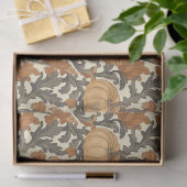 Art nouveau Morris herfst herfstpastelkleuren Tissuepapier (Geschenk)