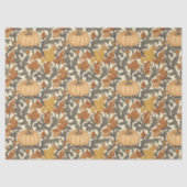 Art nouveau Morris herfst herfstpastelkleuren Tissuepapier (Voorkant)