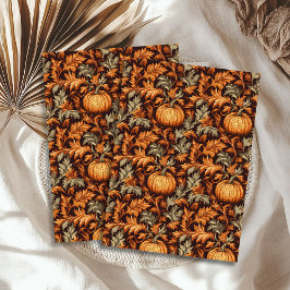 Art nouveau Morris herfst terracotta ivoor bruin Tissuepapier