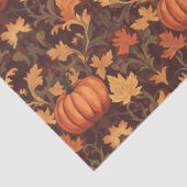 Art nouveau Morris herfstbladeren pompoenen Tissuepapier (Detail)