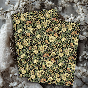Art nouveau Morris pastel kleurt bloemen Tissuepapier