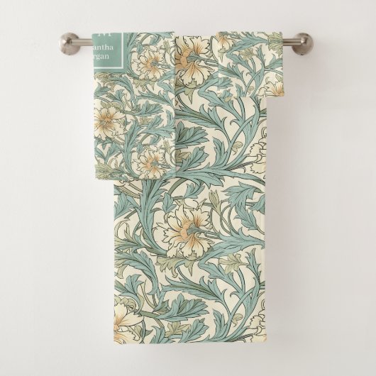 Art Nouveau Morris Style Badhanddoek Bad Handdoek (Insitu)