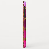 ART NOUVEAU MOT VLINDERVROUW EDELSTEEN MONOGRAM RO Case-Mate iPhone CASE (Achterkant/links)