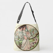 Art Nouveau Mucha Calendar May Crossbody Tas (Achterkant)