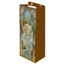 Art Nouveau Mucha Dame Slaap Nachts Rest
