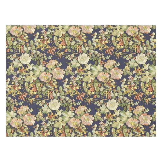 Art Nouveau Mucha Honeysuckle Pattern Tafelkleed (Voorkant (Horizontaal))