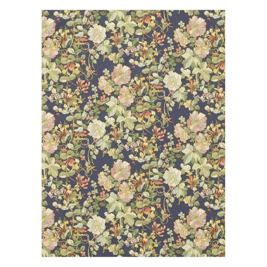 Art Nouveau Mucha Honeysuckle Pattern Tafelkleed (Voorkant)