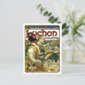  art nouveau Mucha spoorweg Briefkaart (Staand voorkant)