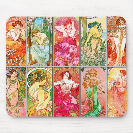 Art Nouveau Muismat (Voorkant)