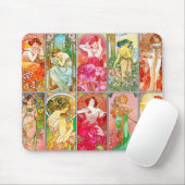 Art Nouveau-Muismat Muismat (Met muis)